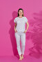 Lace Detailed Viscon Short Sleeve Women’s Pajama Set - 3