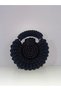 Women's Hand-Knitted Combed Cotton Thread Shoulder and Hand Bag - Design Bag with Metal Lock - 2
