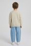 Unisex 2-7 Loose Fit Summer Soft Denim Trousers Blue - 2
