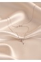Sparkling Lucky Necklace with Angel Wings and Pink Heart Detail - 3