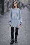 Crew Neck Oversized Standard Size Knitwear Sweater - 2