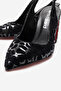 Women's Mirrored Open-Back Heeled Shoes Pma - 3