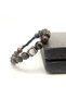Certified Zircon Tiger's Eye with Lion Apparatus - 8mm Natural Stone Bracelet Macrame Adjustable Size - 2