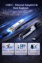 Usb-C Ethernet Adapter 1000Mbps Compatible with MacBook Pro Chromebook Dell Xps Thunderbolt 3/4 |   Zr1214