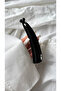 Amber Marble Patterned Banana Clip - Retro Style Hair Gathering Clip - 5