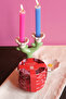 Home 10 cm Diameter, 3.2 cm Height 6-Piece Bon Appetit Red Ice Cream and Snack Bowl Set - 4
