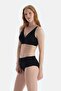 4510mm High Waist Pants with Drape Effect - Black - 3