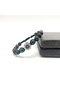 Certified Bloodstone with Zircon Apparatus - 8mm Natural Stone Bracelet Macrame Adjustable Size - 2