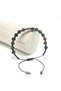Certified Tiger's Eye with Zircon Apparatus - Obsidian - 6mm Natural Stone Bracelet Adjustable Size - 6