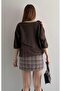 Soft Textured Lace Trimmed Fakir Sleeve Knitwear - 7