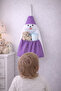 Children's Room Organizer Decorative Organizer Purple Bag Holder - 5