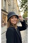 Velvet Aura Women's Felt Bucket Hat - 2