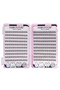 MIX Self-Adhesive Eyelash Clusters, Press-On Eyelashes 11-12 mm Natural Manga-Style Cluster Lashes, - 7