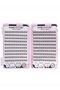 MIX Self-Adhesive Eyelash Clusters, Press-On Eyelashes 11-12 mm Natural Manga-Style Cluster Lashes, - 8