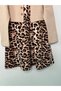 Girl's Self-Buttoned Long Sleeve Leopard Print Special Occasion Birthday Holiday Dress - 4