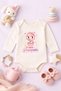 Baby Bodysuit with Text Printed Twin Baby Prince Princess (Double Set Printed 100% Cotton Bodysuit (Newborn & Infant) - 3