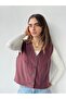 Design Vest for Women in Brick Color - 4