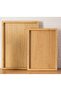 Bamboo Double Tray Set, Service & Presentation Tray |   20×30 cm – 35×25 Cm, Natural Bamboo Colors
