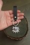 Kurt Design Real Leather Keychain Black Genuine Leather Keychain Fashion Keychain - 2