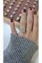 Premium Design Sparkling Women's Double Color Ring Adjustable Without Number