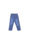 Light Blue Girls' Jeans with Slits and Stones 3171 - 3