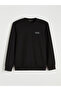 Mg trenden black crew neck embroidered men's sweatshirt - 5
