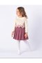 Girl's Festive Birthday Butterfly Motif Special Occasion Skirt, Blouse and Sweater Set