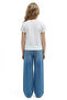 90's Wide Leg Blue Girls' Jean Pants G4648A8/Nm39 - 5