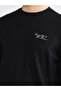 Mg trenden black crew neck embroidered men's sweatshirt - 3