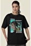 Eren Yeager Attack on Titan Printed Unisex Oversize Anime Tv Series Character T-Shirt - 2