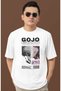 Design Gojo Satoru Jujutsu Kaisen Printed Unisex Oversize Anime Series Character T-Shirt