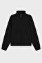Cotton Blend Regular Fit Zippered Stand Collar Sweat Men's Sweat Em004534 Af13700 Fc2 - 5