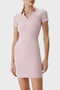 4g Logo Slim Fit Polo Neck Mini Dress V6Rk02Z4692 Dress V6Rk02 Z4692 F6Zy