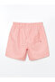 Nevavm Short Length Striped Men's Swim Shorts with Difference - 6