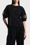 Cotton Regular Fit Crew Neck Sleeve Detailed t Shirt t Shirt Ew004390 Af13318