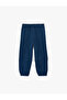 Oversized Jogger Sweatpants with Raised Cotton Waistband and Elastic Waist - 2