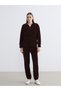 Özmarka New Season Mock Neck Corded Fabric Women's Sweatshirt - 2