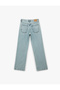 High Waist Long Straight Leg Denim Trousers - Longer Straight Fit Jeans - 5