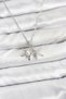 Zircon Sea Star Women's Necklace with Silver Steel Chain for Elegant Necks - 2