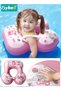 Baby Swimming Ring, Kids Swim Ring, Baby Pool Tube with Safety Belts, Toddler Water Pool Ring, Under