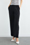 Elastic Waist Pleated Palazzo Trousers - 5
