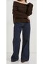 Degaje Madonna Collar Shawl Collar Comfortable Fit Women's Knitwear Sweater - 3