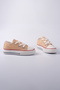 Unisex Girls Boys Baby Kids Short-Laced Canvas Linen Sneakers Sneakers - 2