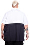Mode XL Large Size Men's Parted Polo Collar T-Shirt 25318 Gray Melange - 5