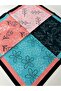 Patterned Scarf Bandana 50X50 Women's Clothing Accessory - 3