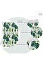 Shower Curtain, 180x180cm, Tropical Leaves - 5