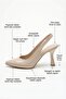 Élise Series Women's Pointed-Toe High-Heeled Slingback Shoes - 3