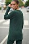 Cotton Corded Fabric Women's Blouse and Pants Two-Piece Set - 6