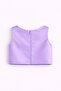 Girl's Lilac Crop Party, Special Occasion, Birthday Combination Bustier - 2