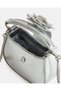 Girls Silver Cross Body Bag With Floral - 4